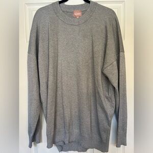 Show me your MuMu Sweater - Gray with Metallic